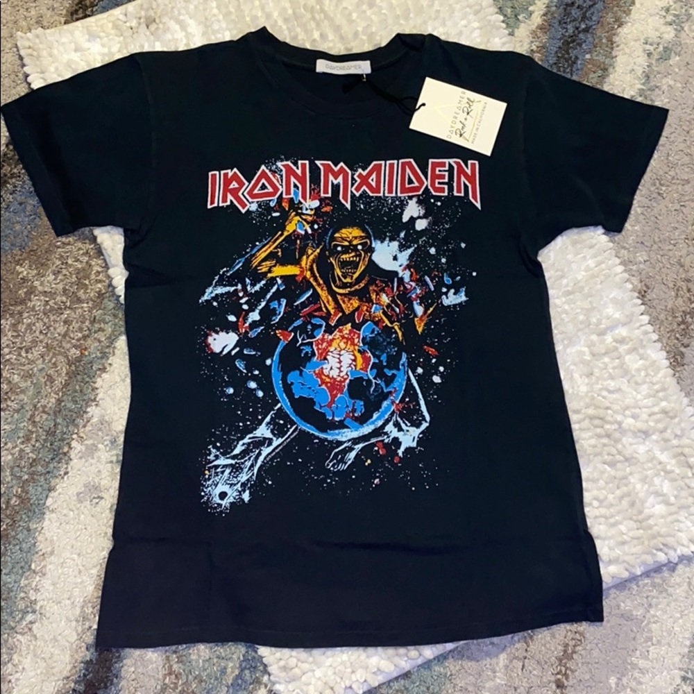 NWT Daydreamer Iron Maiden World Piece Tour Tee S - Picture 3 of 9